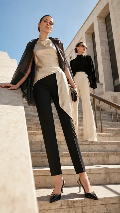 Sunlit Architectural Fashion Editorial