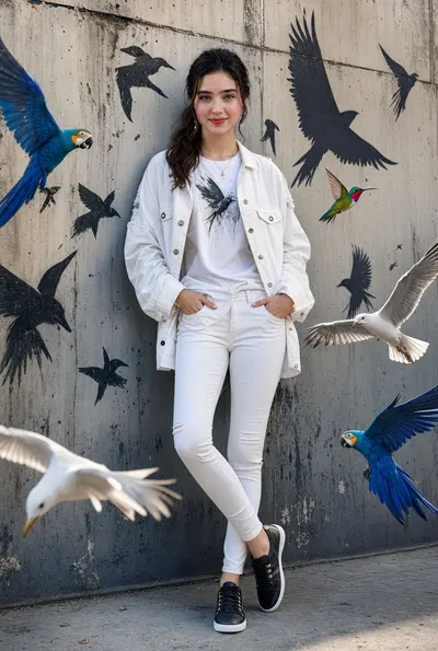 Urban Bird Street Portrait