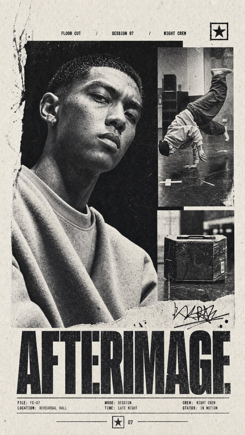 Monochrome Xerox Sports Dossier